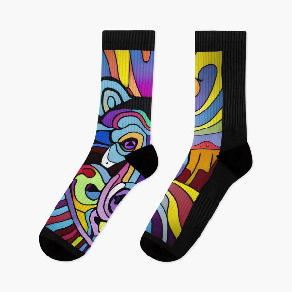 Item preview, Grazer bear psychedelic designed and sold by Beyond The Veil.
