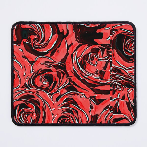 Item preview, Seamless pattern with big red roses designed and sold by FlowerandDesing.