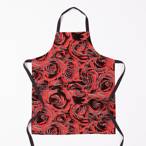 Item preview, Seamless pattern with big red roses designed and sold by FlowerandDesing.