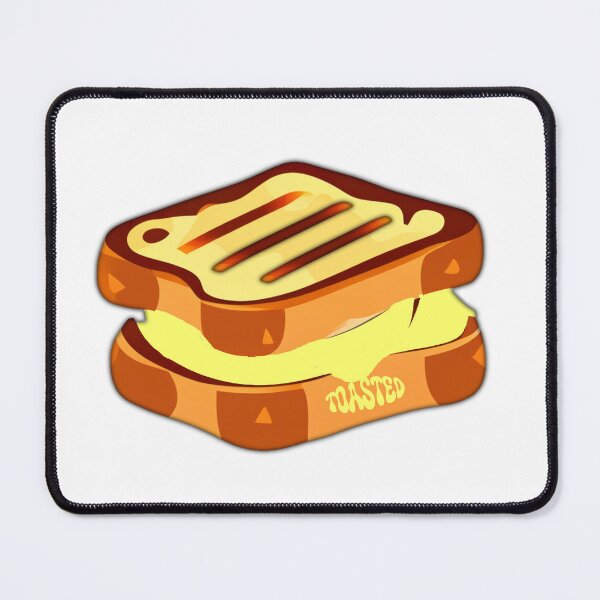 Item preview, Funny Pimento Cheese "TOASTED" text designed and sold by WearIsClear.