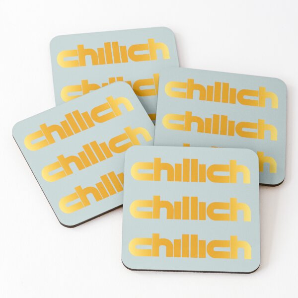 Item preview,  CHILLICH text gold , logo, word designed and sold by Time4Space.