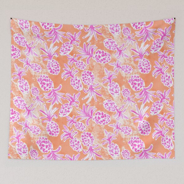 Item preview, Pina Pink Orange designed and sold by Fabricatemyart.