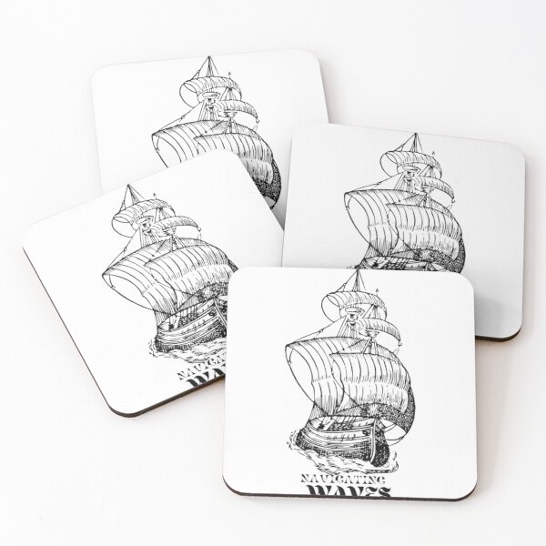 Item preview, Navigating Waves Classic Ship Font Two designed and sold by BikersIslandTM.