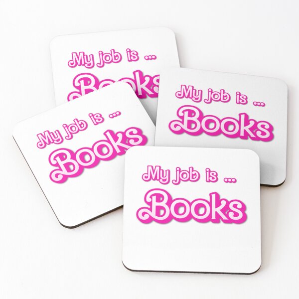Item preview, MY JOB IS BOOKS designed and sold by ANNINOART ⭐⭐⭐⭐⭐.