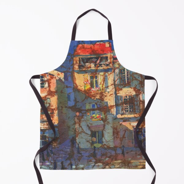 Item preview, French Windows Watercolor designed and sold by Yevgenia Watts.