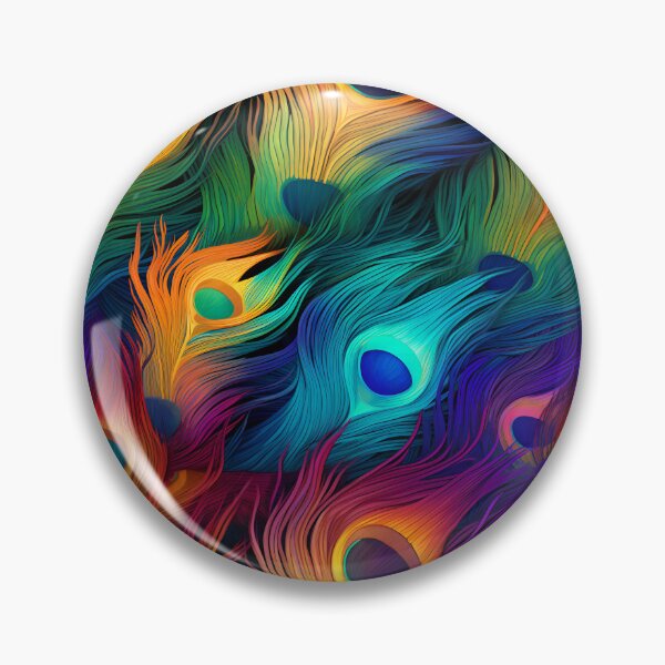 Item preview, Multicolour peacock feathers  designed and sold by Trendy-Artistry.