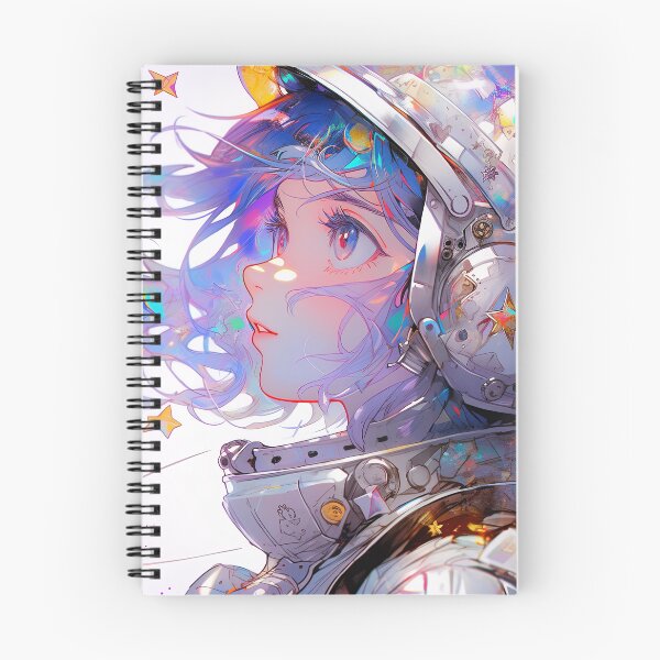 Artikelvorschau, Sternenklares lila Astronauten-Anime-Mädchen entworfen und verkauft von bubblegoth.