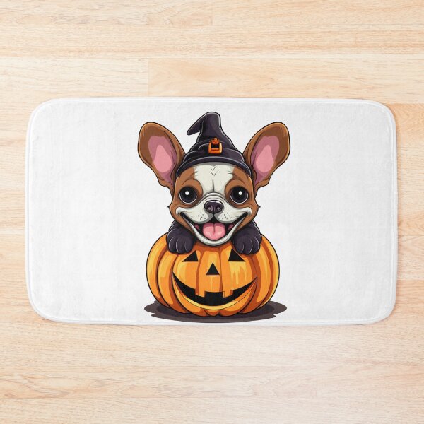 Item preview, Bulldog Halloween Pumpkin  designed and sold by ArtFromBeyond.