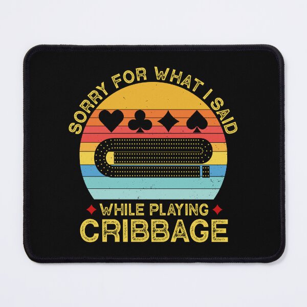 Item preview, Sorry For What I Said Funny Vintage Cribbage Board Game designed and sold by jingdomdesgine.