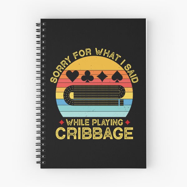 Item preview, Sorry For What I Said Funny Vintage Cribbage Board Game designed and sold by jingdomdesgine.