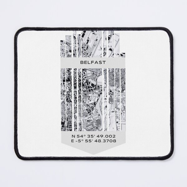 Item preview, NORTHERN IRELAND Belfast - Latitude/Longitude designed and sold by ALLesROUNDER.