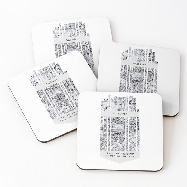 Item preview, AMERICA Albany, NY - Latitude/Longitude designed and sold by ALLesROUNDER.