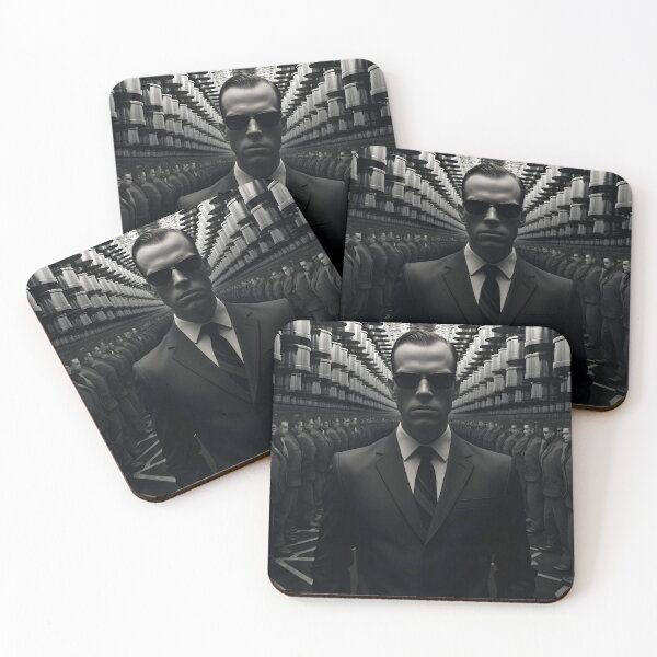 Item preview, Agent Smith from The Matrix in a scary environment designed and sold by AI-Only Creations.