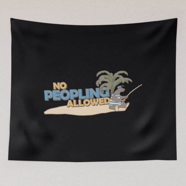 Item preview, No Peopling Allowed 	 		 designed and sold by creuxpibv61.