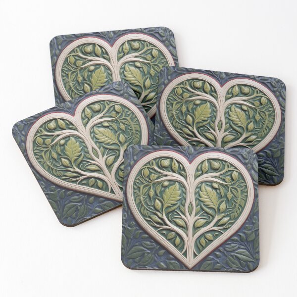 Item preview, woodcut heart designed and sold by draggers.