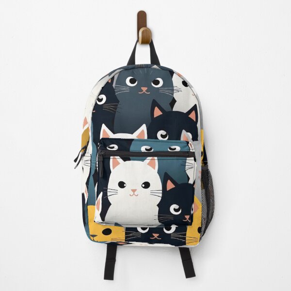 Item preview, Feline Flourish: Captivating Cat Pattern Design designed and sold by Brendon987.