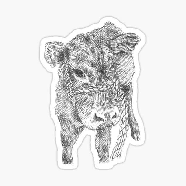 Item preview, Baby Cow designed and sold by Inkandwater.