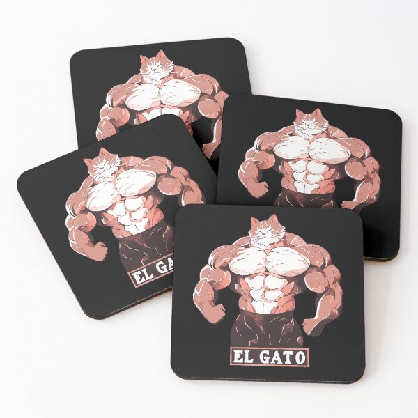 Item preview, El Gato Bodybuilder Cat designed and sold by SweetClicks123.