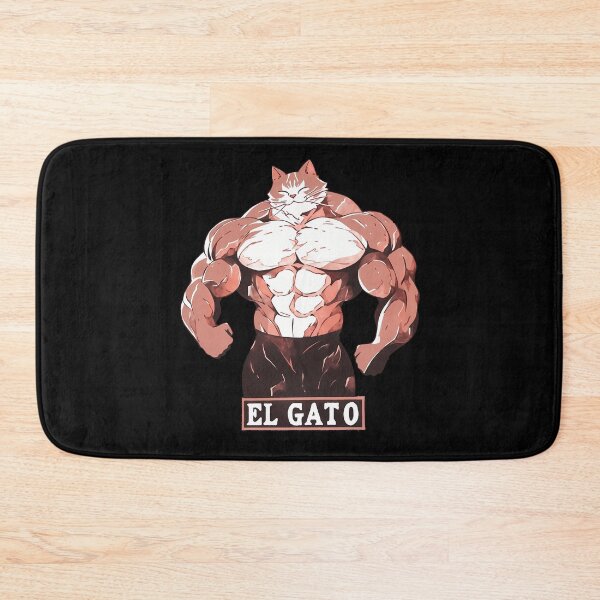 Item preview, El Gato Bodybuilder Cat designed and sold by SweetClicks123.
