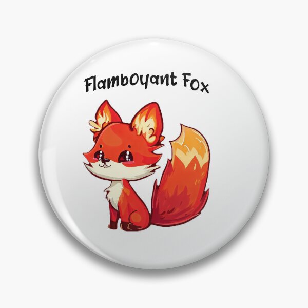 Item preview, Cute Animals - Alphabetic Animals and Personalities - Flamboyant Fox Text designed and sold by CaptTaters.