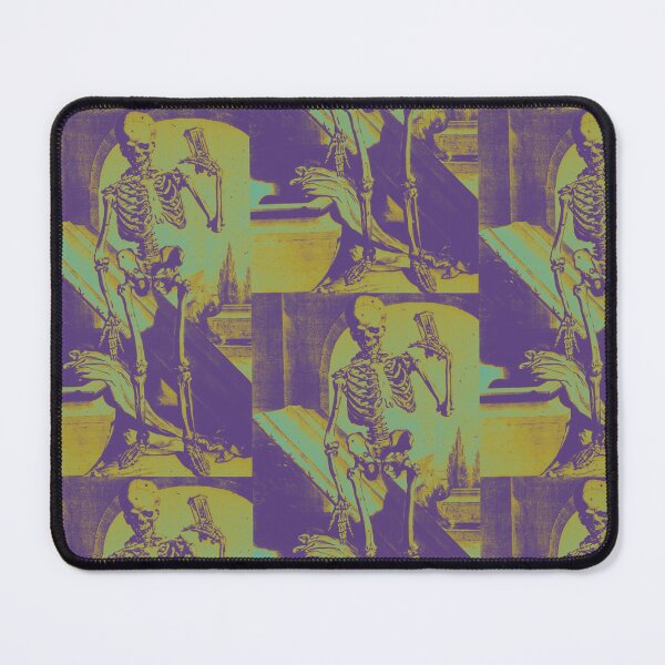 Item preview, Skeleton stepping out of the grave, in kiwi: Anatomia Humani Corpus 1685  designed and sold by DreamingBeetle.