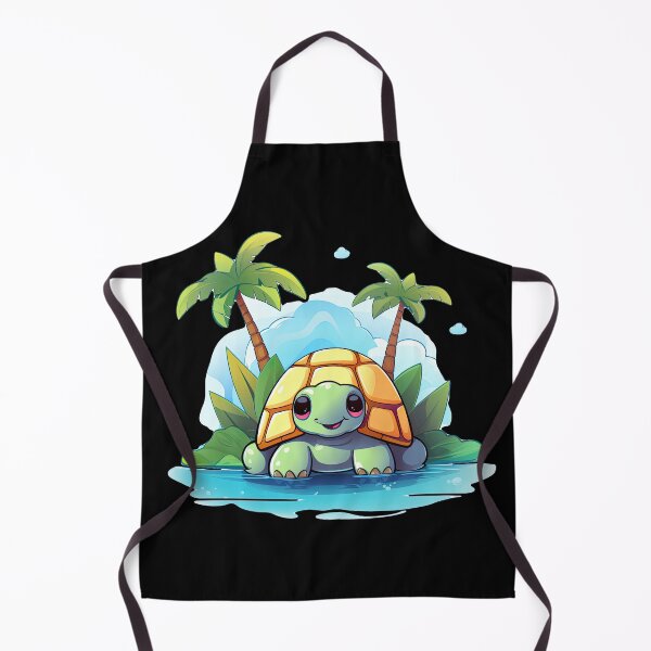 Item preview, Adorable Ocean Explorer: Kawaii Sea Turtle - Whimsical Underwater Art designed and sold by Nibble & Doodle.