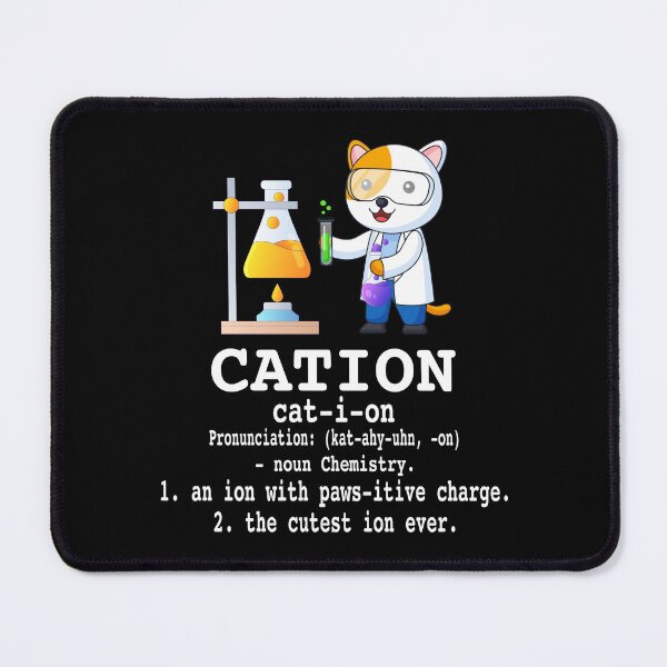 Item preview, Cation - Funny Chemistry Humor Science Teacher Cat Pun designed and sold by jingdomdesgine.