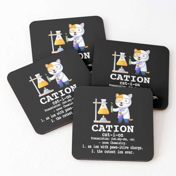 Item preview, Cation - Funny Chemistry Humor Science Teacher Cat Pun designed and sold by jingdomdesgine.