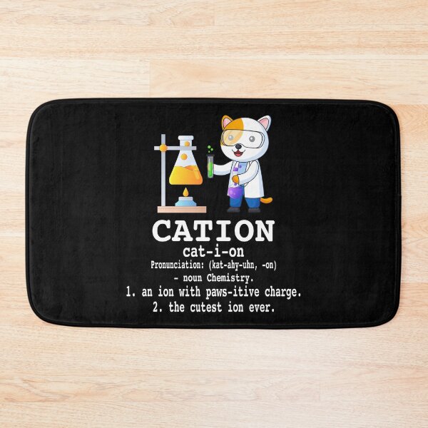 Item preview, Cation - Funny Chemistry Humor Science Teacher Cat Pun designed and sold by jingdomdesgine.