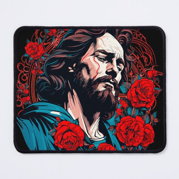 Item preview, Jesus Presley Tattoo 001 designed and sold by SteadyRolling.