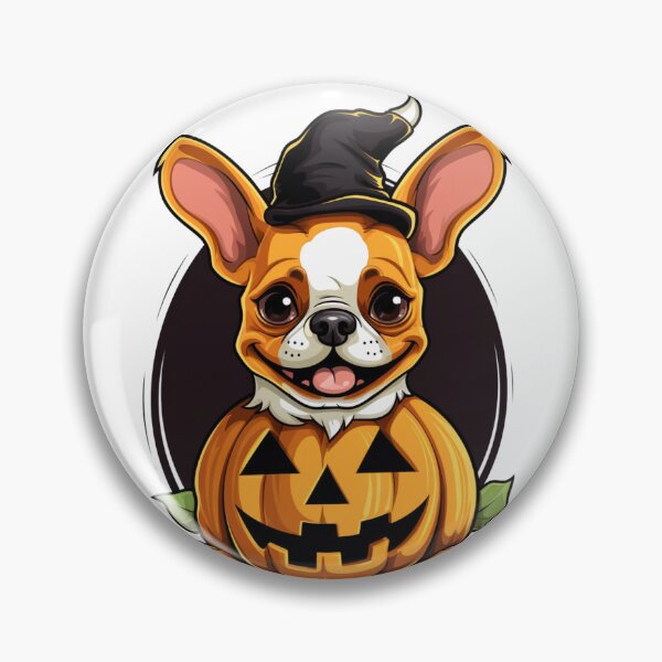 Item preview, Bulldog Halloween Pumpkin  designed and sold by ArtFromBeyond.
