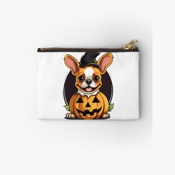 Item preview, Bulldog Halloween Pumpkin  designed and sold by ArtFromBeyond.