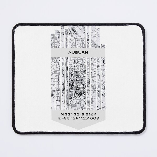 Item preview, AMERICA Auburn, AL - Latitude/Longitude designed and sold by ALLesROUNDER.