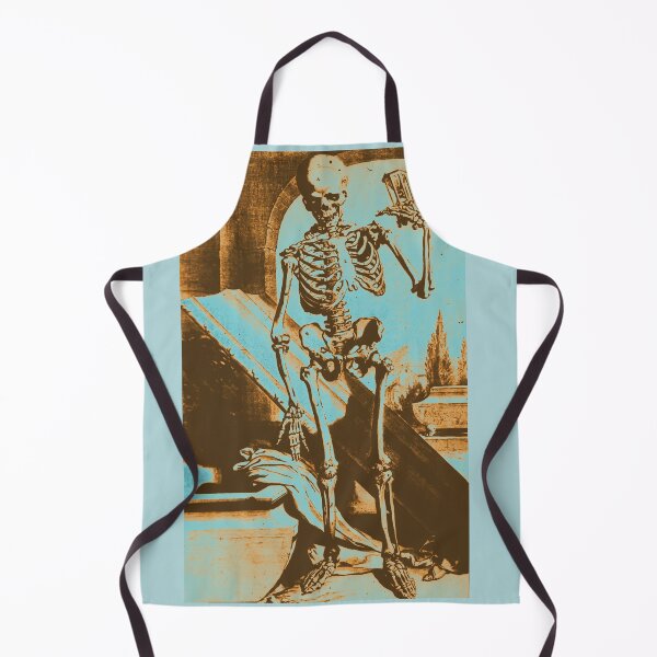 Item preview, Skeleton stepping out of the grave, in Greek copper: Anatomia Humani Corpus 1685 designed and sold by DreamingBeetle.