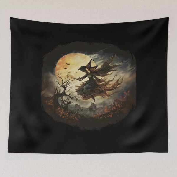 Item preview, Creepy Witch Halloween Retro Graphic Costume designed and sold by elvisg03.