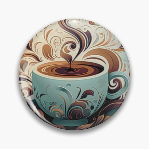 Artikelvorschau, Abstrakter Vintage-Kaffee entworfen und verkauft von HappyLifeCreate.