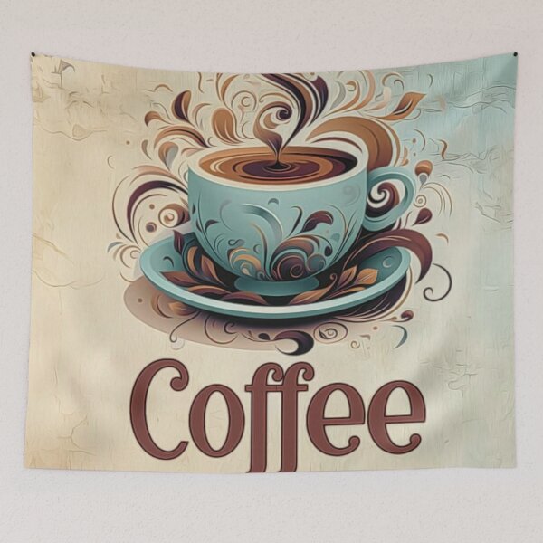 Item preview, Abstract Vintage Coffee designed and sold by HappyLifeCreate.