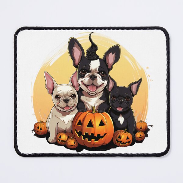 Item preview, Bulldog Halloween Pumpkin designed and sold by ArtFromBeyond.