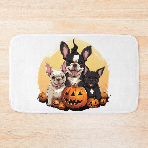 Item preview, Bulldog Halloween Pumpkin  designed and sold by ArtFromBeyond.