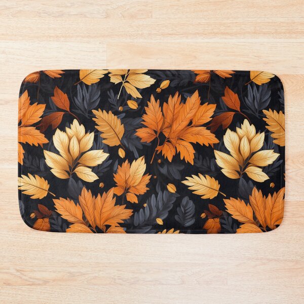 Item preview, Pretty Leaf Design in Orange, Yellow, and Black designed and sold by LWLDesigns.