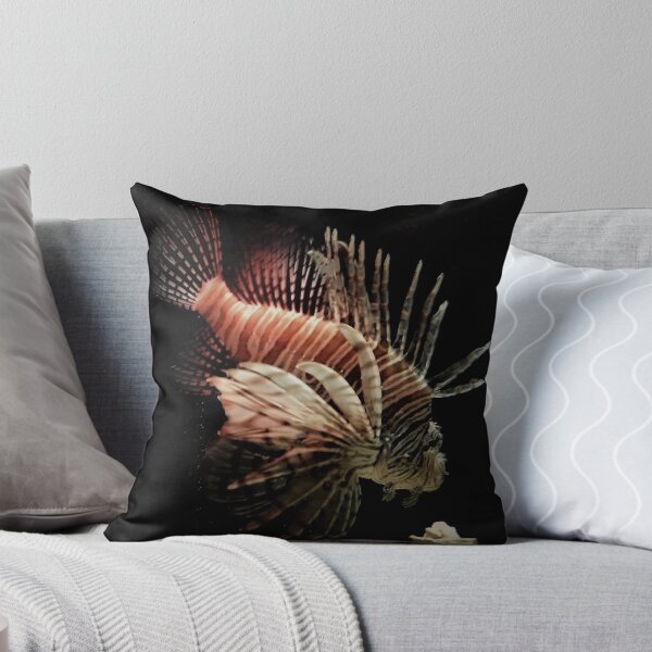 Item preview, Lionfish Swimming at Night  designed and sold by Katherine Friesen.