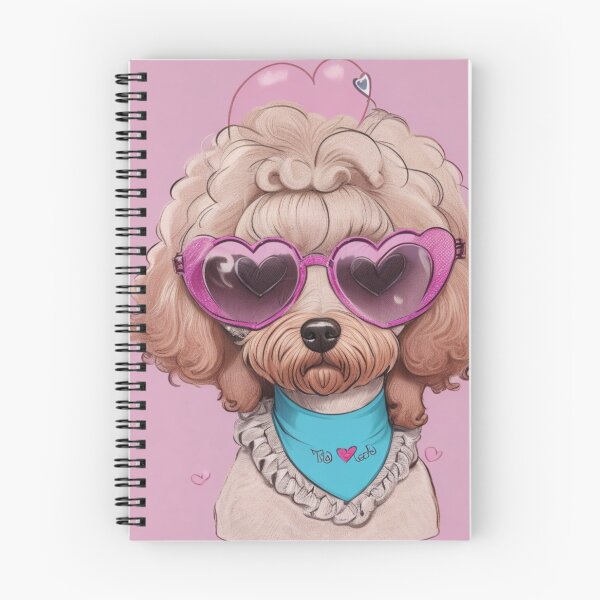 Item preview, Poodle doodle love your heart glasses  designed and sold by Gigglyvibes.