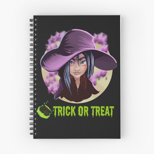 Item preview, Halloween Witch Trick or Tread Green Cauldron designed and sold by FreeMind-Design.