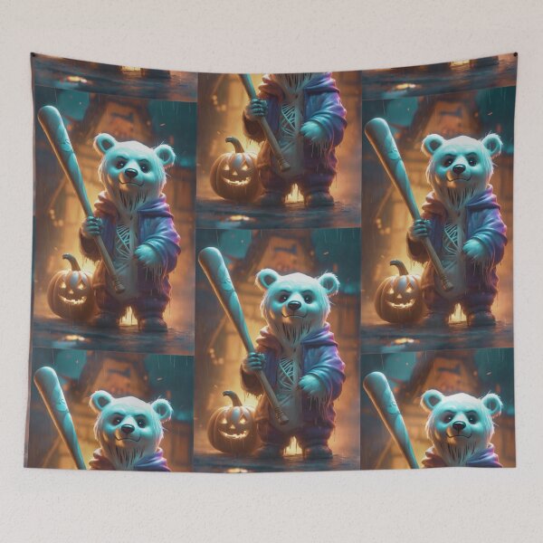Item preview, a cool bear dressed as a ghost for halloween designed and sold by Pelzi100.