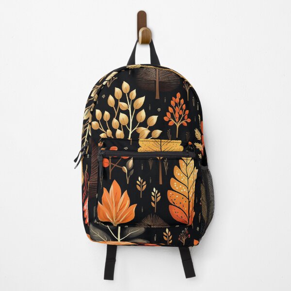 Item preview, Pretty Leaf Design in Orange, Yellow, and Black designed and sold by LWLDesigns.