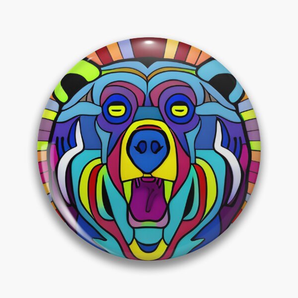 Artikelvorschau, Grazer Bär psychedelisch entworfen und verkauft von Beyond The Veil.