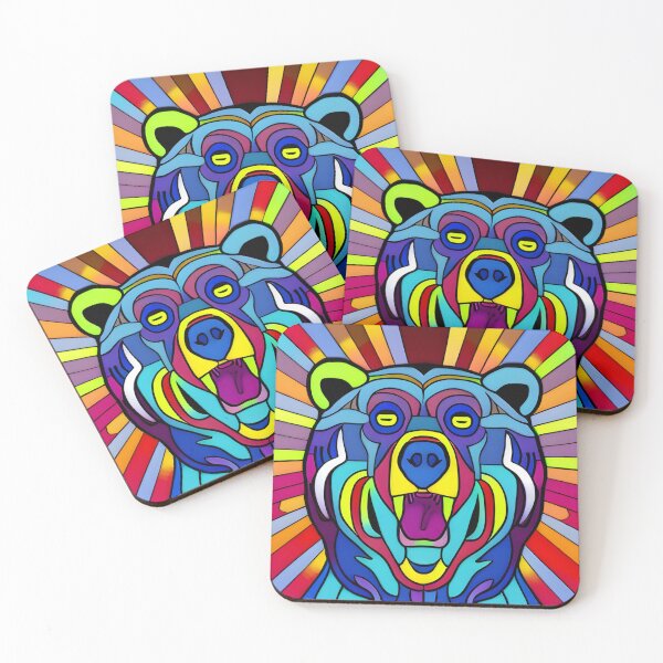 Artikelvorschau, Grazer Bär psychedelisch entworfen und verkauft von Beyond The Veil.