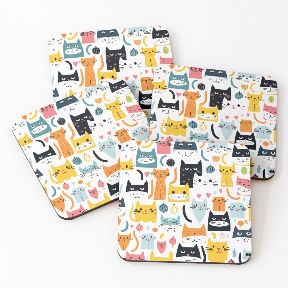 Item preview, Coasters (Set of 4) designed and sold by SmileshareShop.