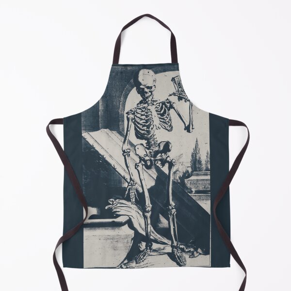 Item preview, Skeleton stepping out of the grave, in shades of ghoul: Anatomia Humani Corpus 1685 designed and sold by DreamingBeetle.
