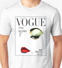 Camiseta ajustada VOGUE: Vintage 1950 Beauty and Makeup Advertising Print